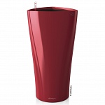 Напольное кашпо с автополивом LECHUZA Дельта 40, с субстратом в комплекте, красное, Д39 В75,5 см