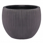 Кашпо Марс, черное, Д29 В22 см