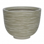 RIF30-WG Настольное кашпо для цветов IDEALIST Премиум Риф, чаша, Д30 В23 см, бело-зеленое, 8 литров