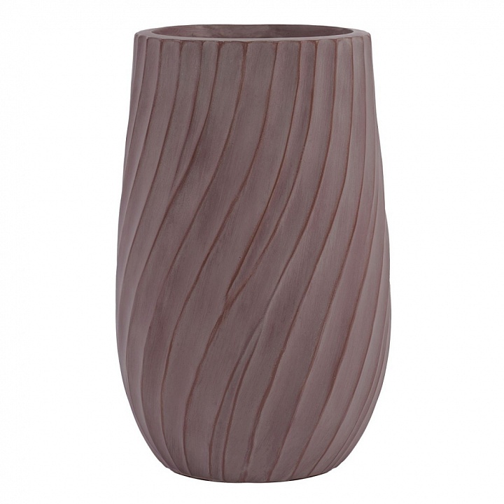 Кашпо Велюр, кофе, Д24 В40 см