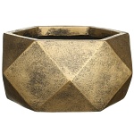 Настольное кашпо IDEALIST LITE Геометри, чаша, золотое, Ш41 Д41 В21 см Настольное кашпо IDEALIST LITE Геометри, чаша, золотое, Ш41 Д41 В21 см