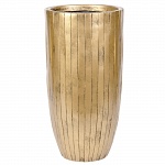 Напольное кашпо IDEALIST LITE Буллет, золотое, Д23.5 В45 см