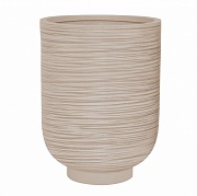 NEO37-BB Напольное кашпо для цветов IDEALIST Премиум Нео, высокое, Д37 В49 см, бежевое, 45 литров
