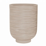  NEO37-BB Напольное кашпо для цветов IDEALIST Премиум Нео, высокое, Д37 В49 см, бежевое, 45 литров