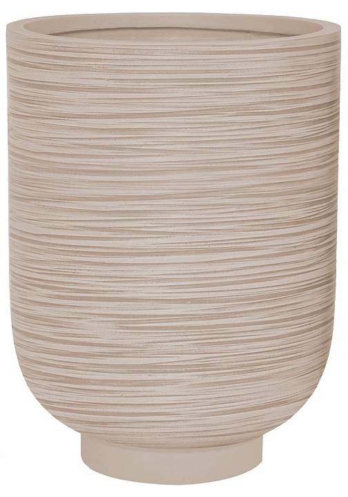 NEO30-BB Напольное кашпо для цветов IDEALIST Премиум  Нео, высокое, Д30 В40 см, бежевое, 24 литра