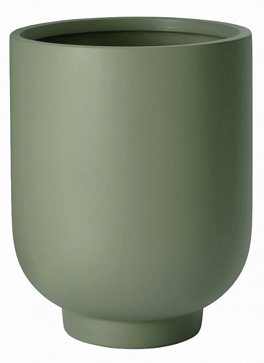 NEOST30-GRN Напольное кашпо для цветов IDEALIST Премиум Нео Сатин, высокое, Д30 В40 см, светло-зеленое, 20 литров