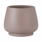 DUN37-BRN Напольное кашпо для цветов IDEALIST Премиум Дюна, Д37 В29 см, цвет кофе с молоком, чаша, 30 литров