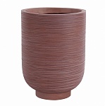 NEO44-BRN Напольное кашпо для цветов IDEALIST Премиум Нео, высокое, Д44 В58 см, цвет шоколад, 78 литров