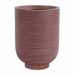 NEO44-BRN Напольное кашпо для цветов IDEALIST Премиум Нео, высокое, Д44 В58 см, цвет шоколад, 78 литров
