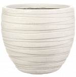 Настольное кашпо IDEALIST LITE Роу, круглое, слоновая кость, Д27 В25.5 см