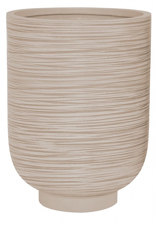 NEO24-BB Настольное кашпо для цветов IDEALIST Премиум Нео, высокое, Д24 В32 см, бежевое, 11 литров