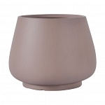 DUN54-BRN Напольное кашпо для цветов IDEALIST Премиум Дюна, Д54 В42 см, цвет кофе с молоком, чаша, 93 литра