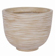 Кашпо Риф, чаша,  бежевое, Д36 В27 см
