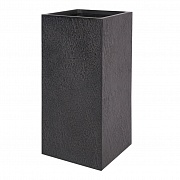 Кашпо напольное IDEALIST Lite Крисмас, черное, Ш37 Г37 В77 см
