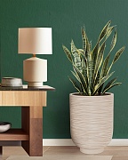 NEO44-BB Напольное кашпо для цветов IDEALIST Премиум Нео, высокое, Д44 В58 см, бежевое, 78 литров