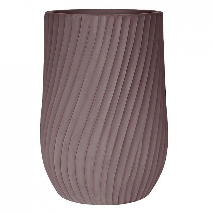 VEL35-BRN Напольное кашпо для цветов IDEALIST Премиум Велюр, высокое, Д35 В55 см, цвет кофе, 45 литров