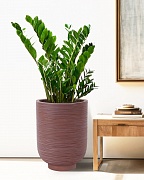 NEO44-BRN Напольное кашпо для цветов IDEALIST Премиум Нео, высокое, Д44 В58 см, цвет шоколад, 78 литров