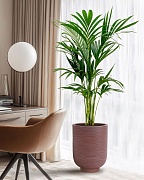 NEO30-BRN Напольное кашпо для цветов IDEALIST Премиум Нео, высокое, Д30 В40 см, цвет шоколад, 24 литра