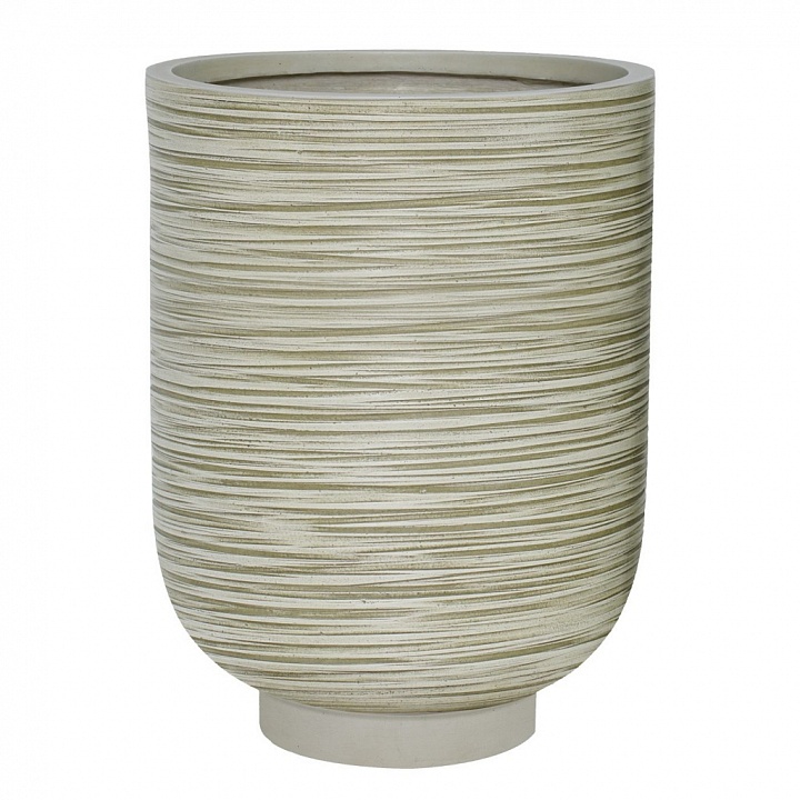 NEO24-GRN Напольное кашпо для цветов IDEALIST Премиум Нео, высокое, Д24 В32 см, зеленое, 11 литров