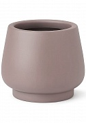 DUN24-BRN Настольное кашпо для цветов IDEALIST Премиум Дюна, Д24 В20 см, цвет кофе с молоком, чаша, 9 литров