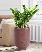 NEO37-BRN Напольное кашпо для цветов IDEALIST Премиум Нео, высокое, Д37 В49 см, цвет шоколад, 45 литров