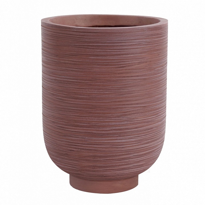 NEO37-BRN Напольное кашпо для цветов IDEALIST Премиум Нео, высокое, Д37 В49 см, цвет шоколад, 45 литров