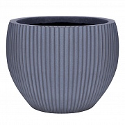 Кашпо Марс, серое, Д36 В29 см